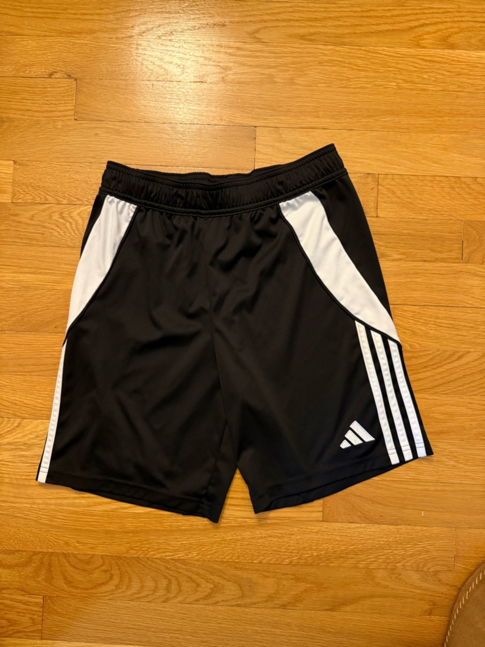 Adidas Black and White Kids Shorts size XL